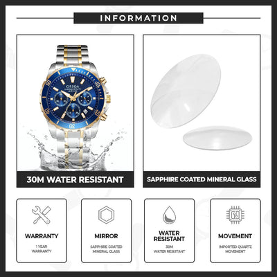 STARK Analog Dual Tone Blue Men's Watch