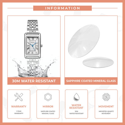 LUCID Silver Women Watch