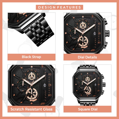 ZENITH Analog Men's Watch - Black