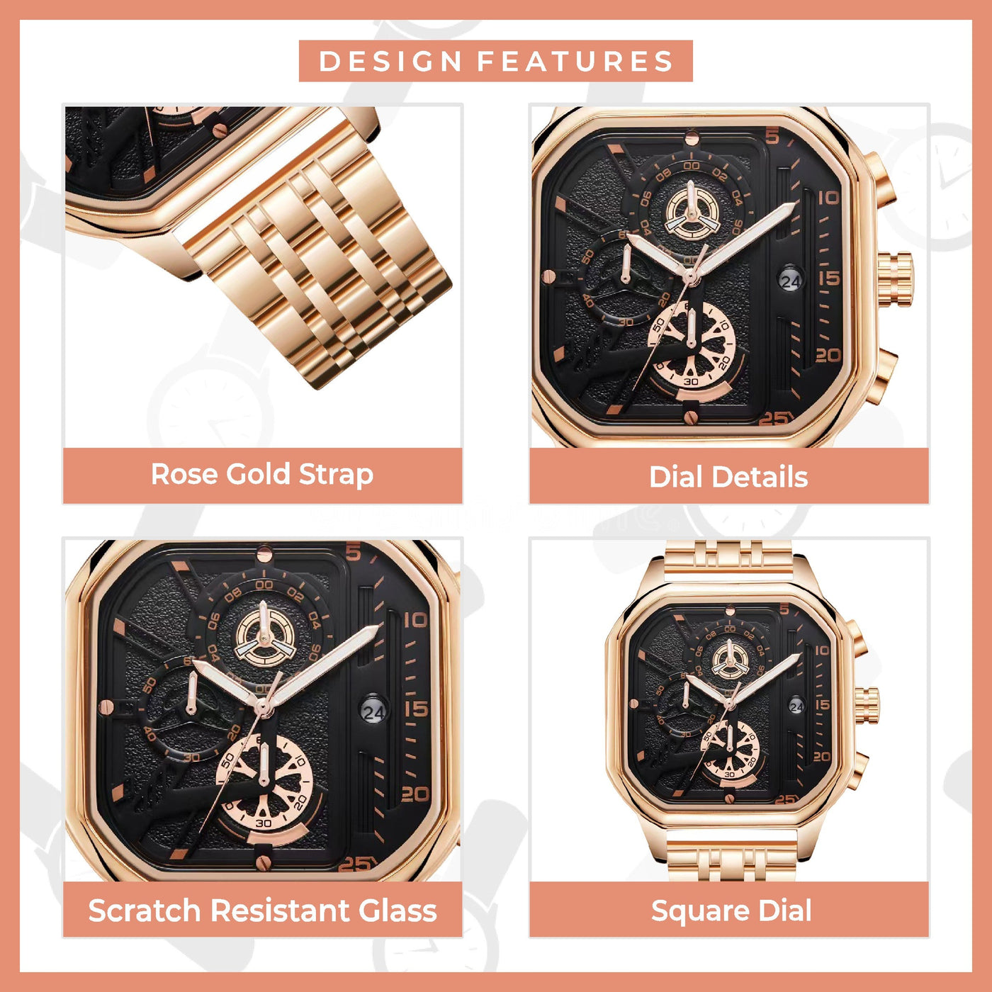 ZENITH Analog Men's Watch - Gold