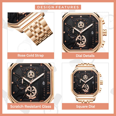 ZENITH Analog Men's Watch - Gold