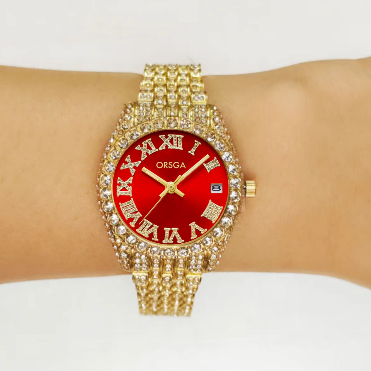 ORNATE Full Studded Women Watch