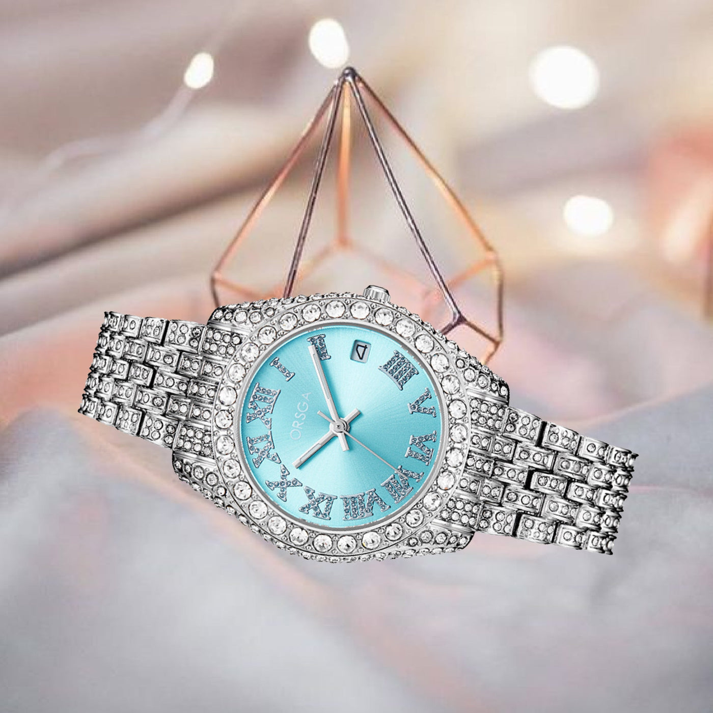 ORNATE Full Studded Women Watch
