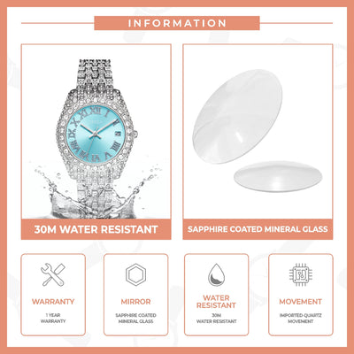 ORNATE Full Studded Women Watch