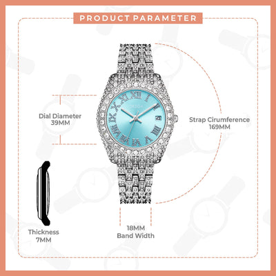 ORNATE Full Studded Women Watch