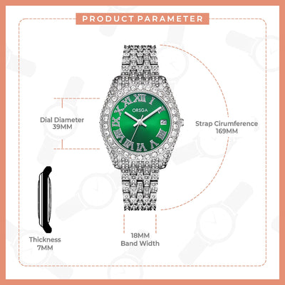 ORNATE Full Studded Women Watch