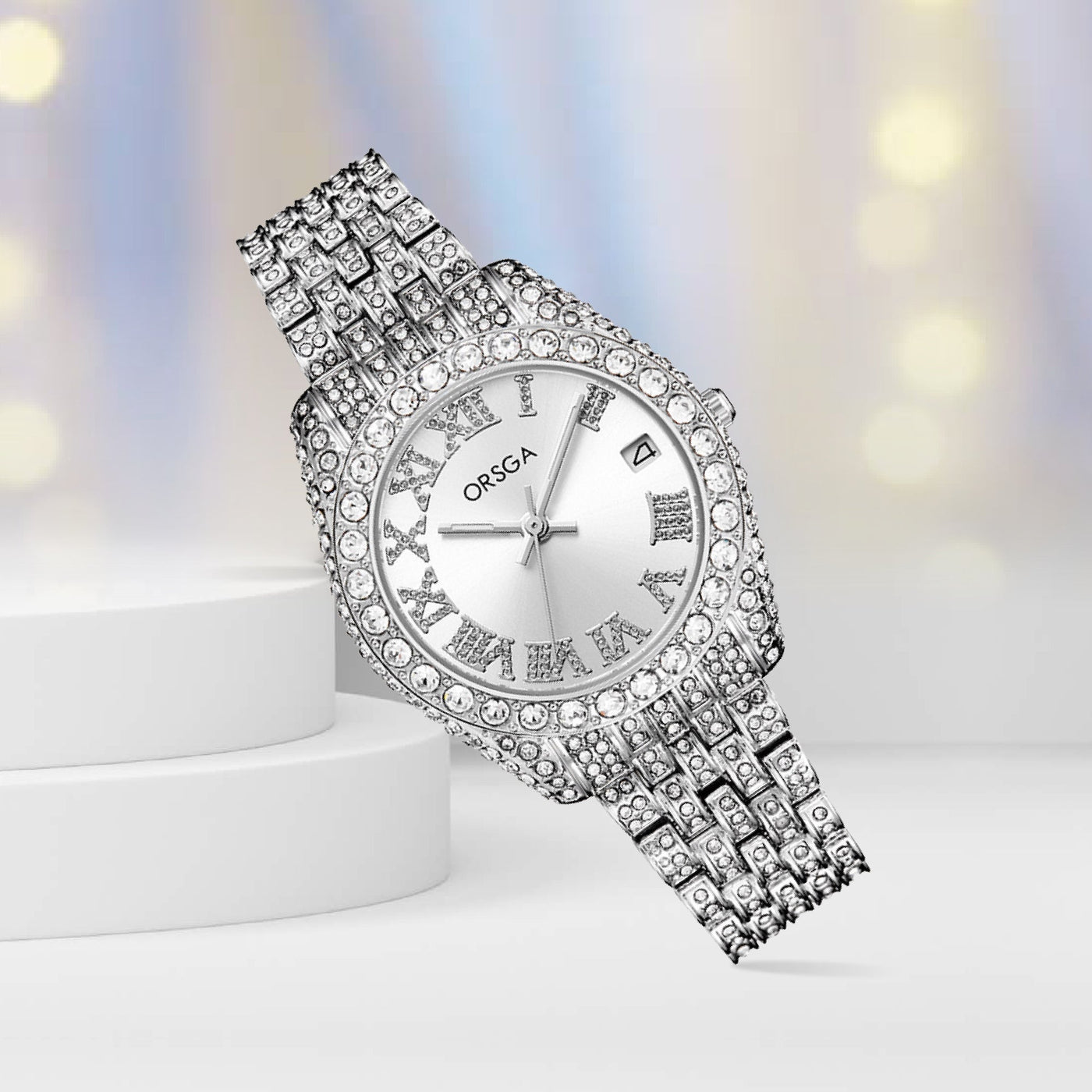 ORNATE Full Studded Women Watch