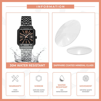 ZEST Women Watch - Black