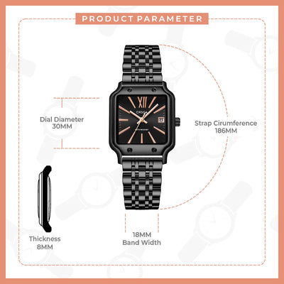 ZEST Women Watch - Black