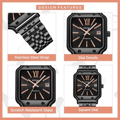ZEST Women Watch - Black