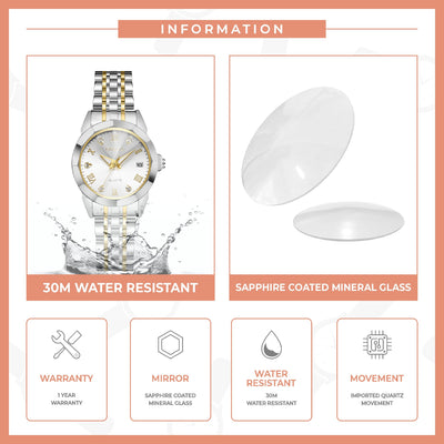 YUCCA Women Watch - White