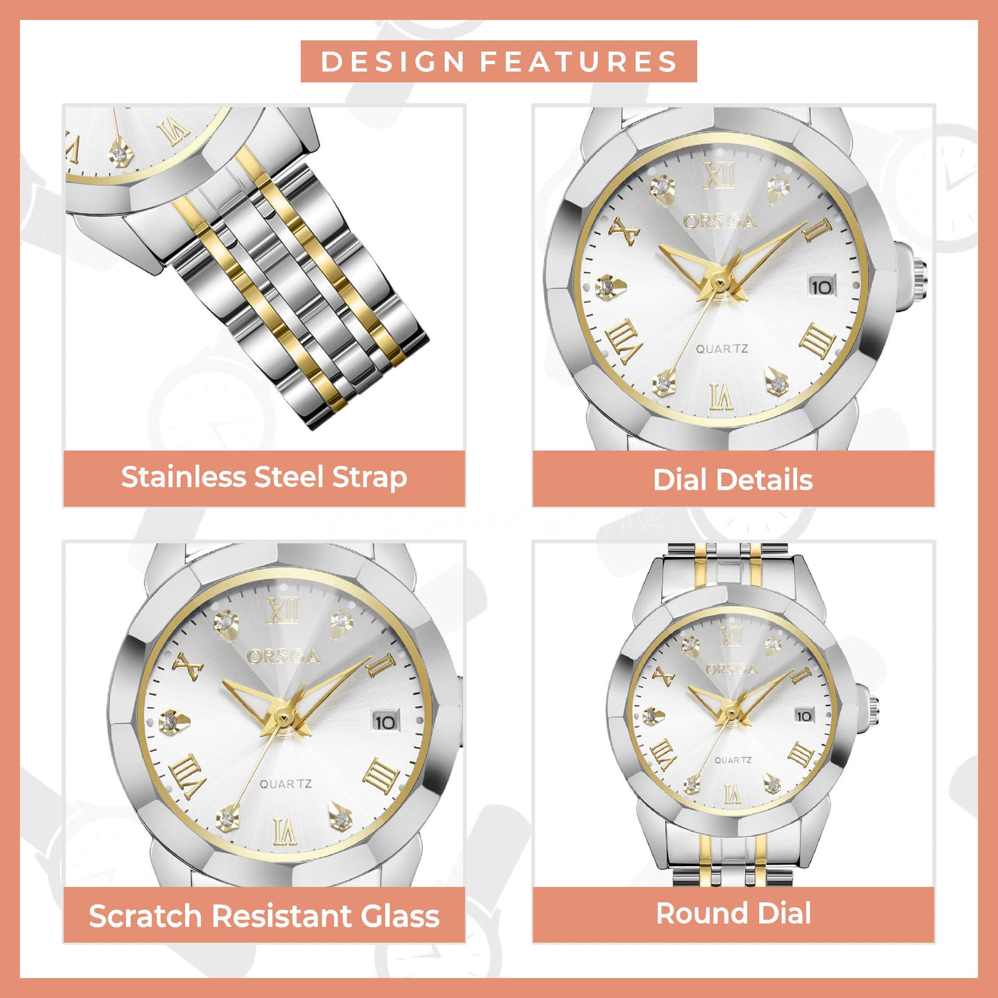 YUCCA Women Watch - White