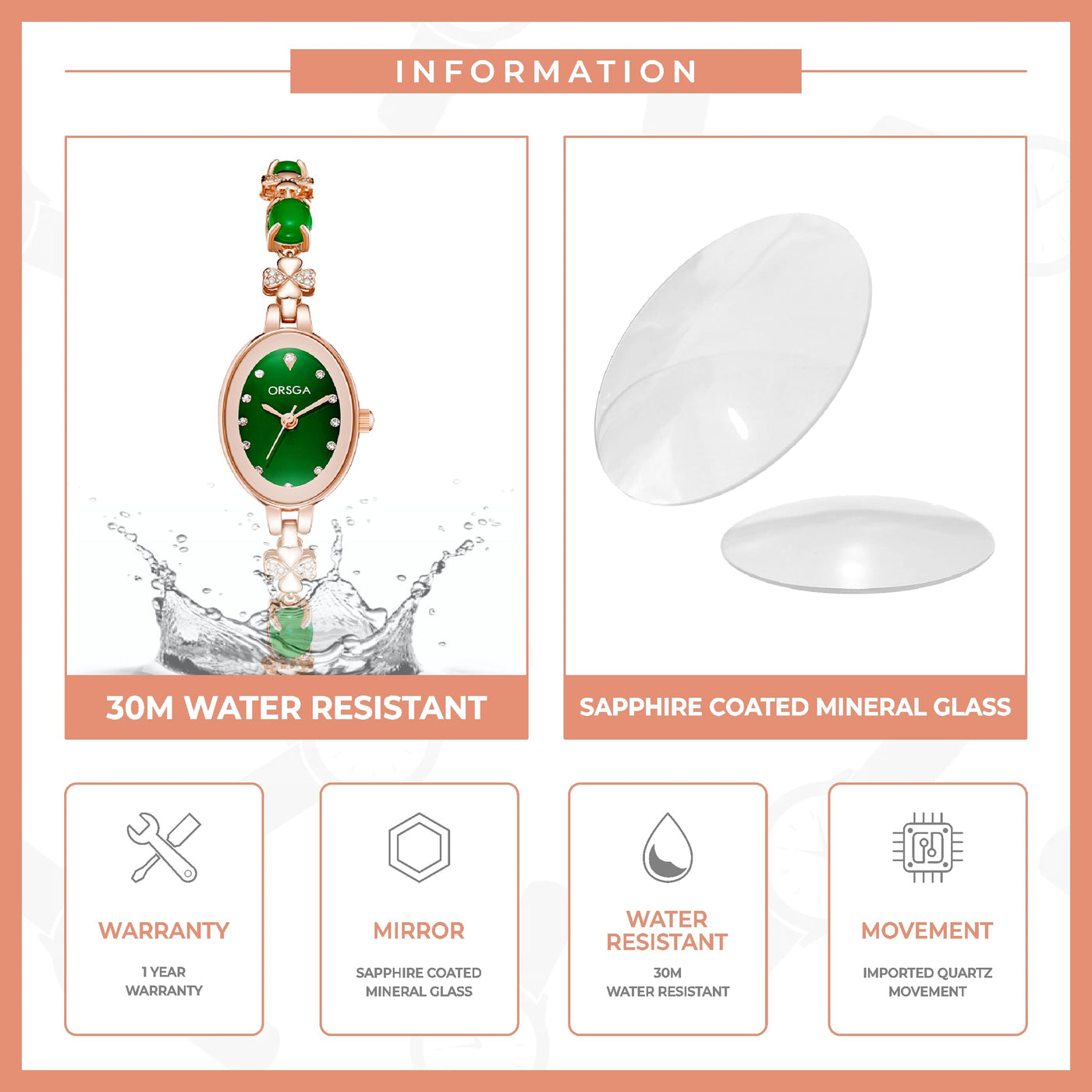 JADEIRE Women Watch