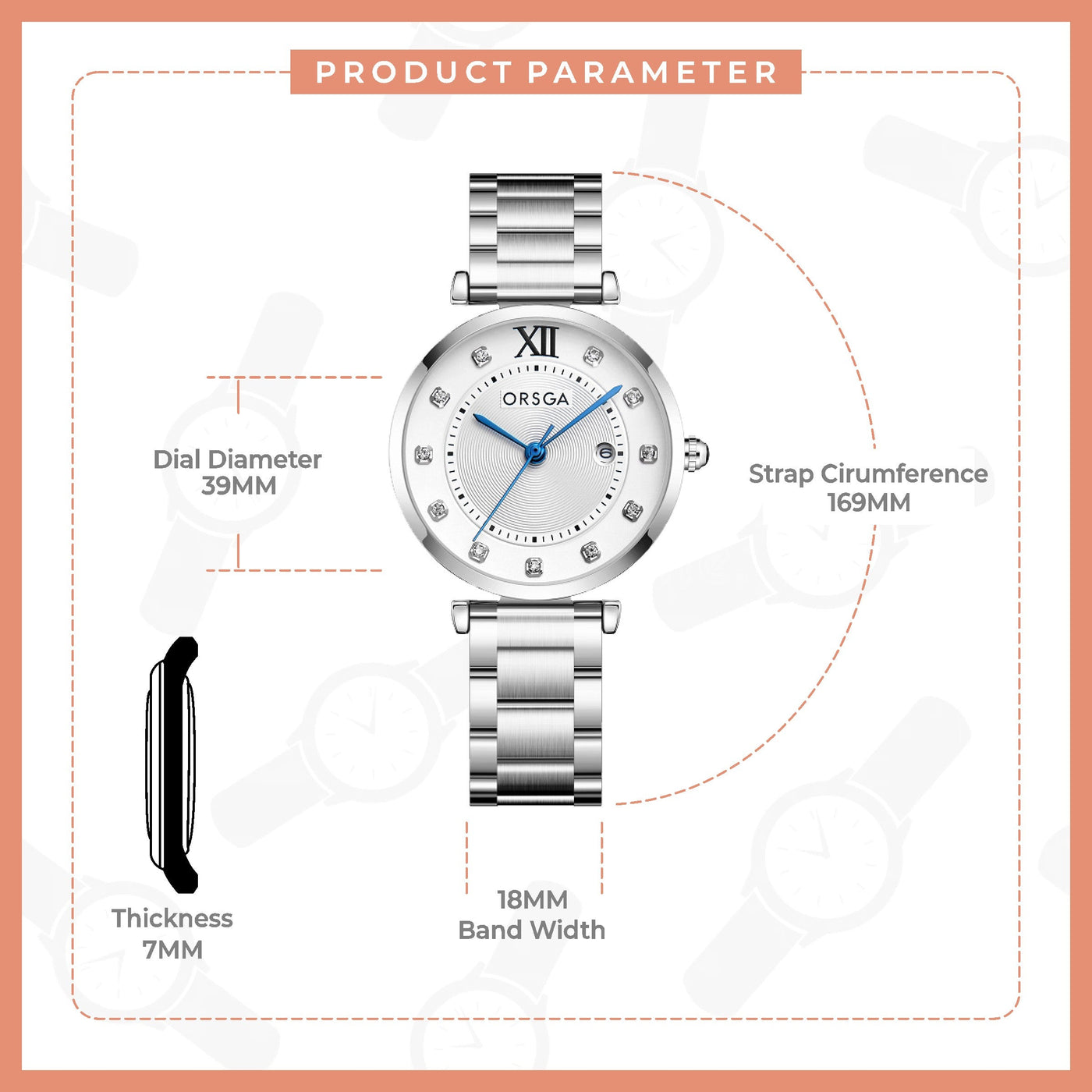 MYSTIC Silver Women Watch