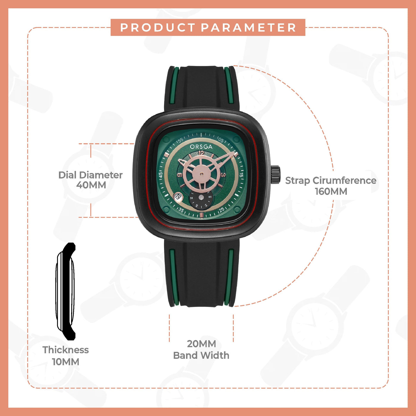 TAGUS Men'sWatch