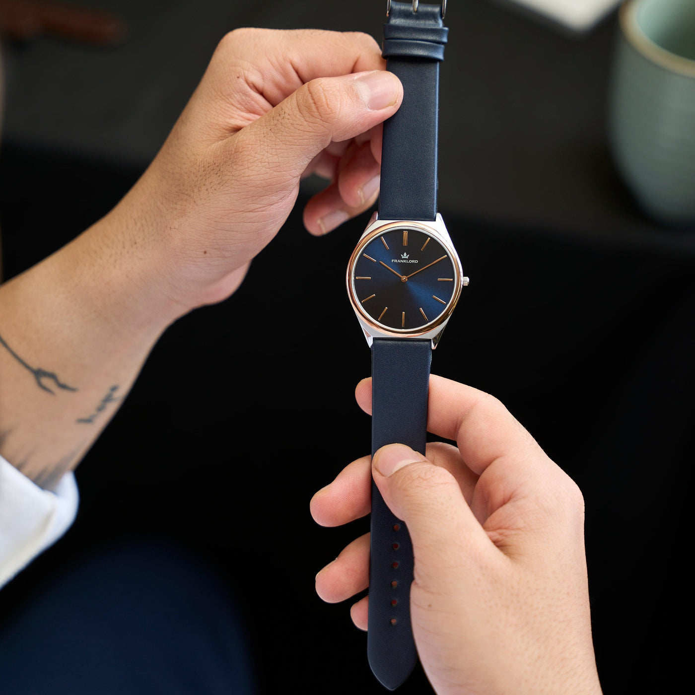 Franklord Swiss UltraThin Series - Royal Eclipse | Ultra-Slim 5mm Luxury Watch