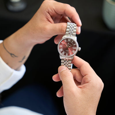 Franklord Majestic Aura – Ruby Glow | Luxury Automatic Watch