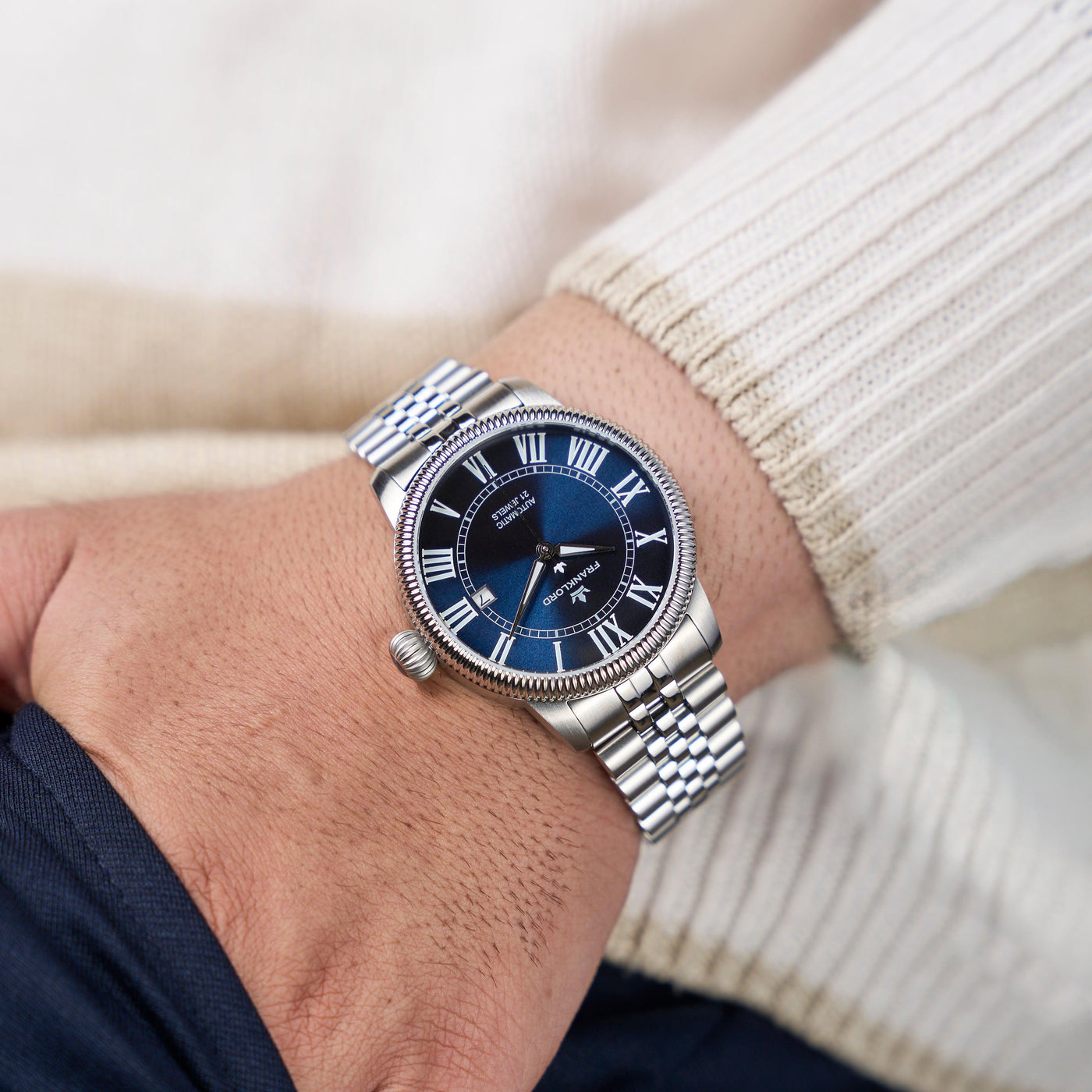 Franklord Majestic Aura – Constellation Blue | Luxury Automatic Watch