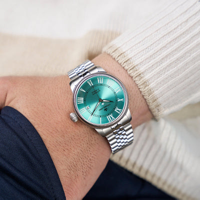 Franklord Majestic Aura – Ocean Glow | Luxury Automatic Watch