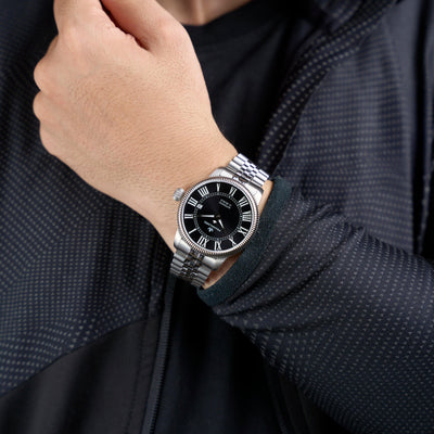 Franklord Majestic Aura – Onyx Radiance | Luxury Automatic Watch