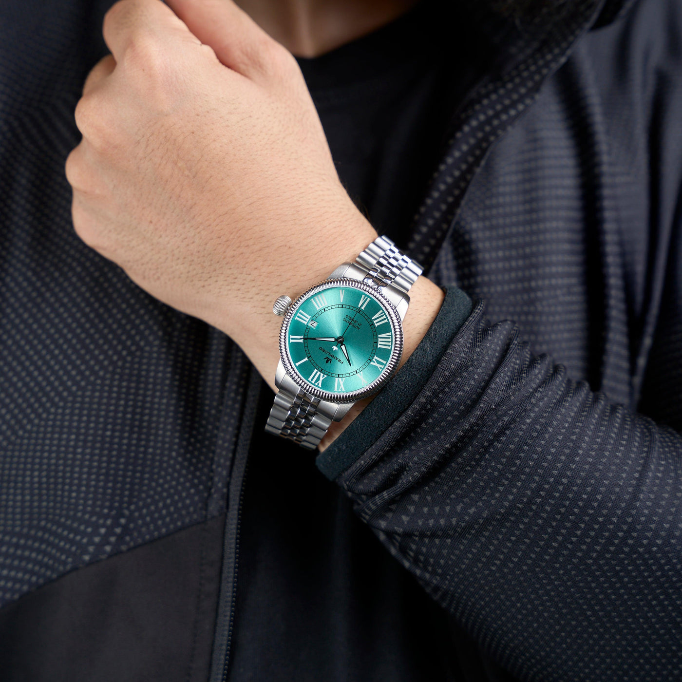 Franklord Majestic Aura – Ocean Glow | Luxury Automatic Watch