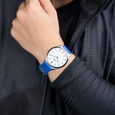 Franklord Swiss UltraThin Series - Frosted Sky | Ultra-Slim 5mm Luxury Watch