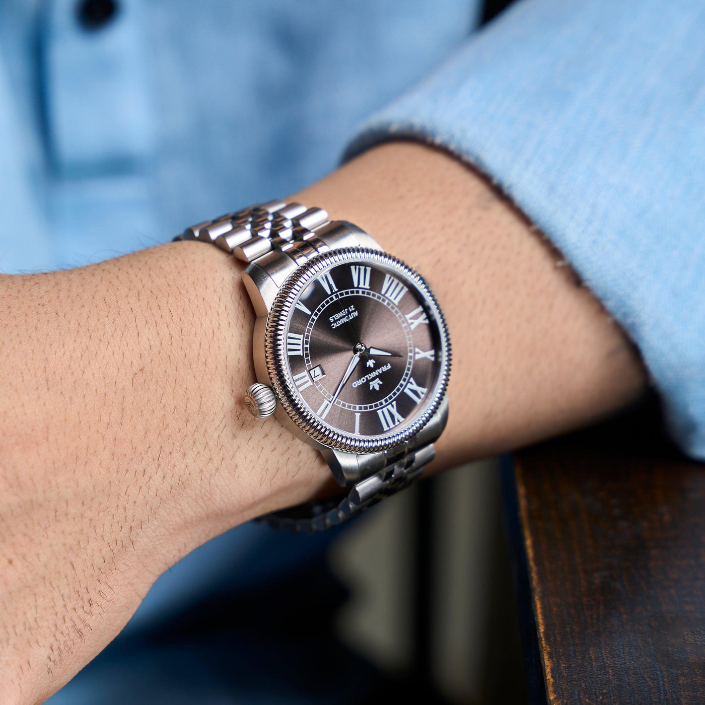 Franklord Majestic Aura – Graphite Mirage | Luxury Automatic Watch