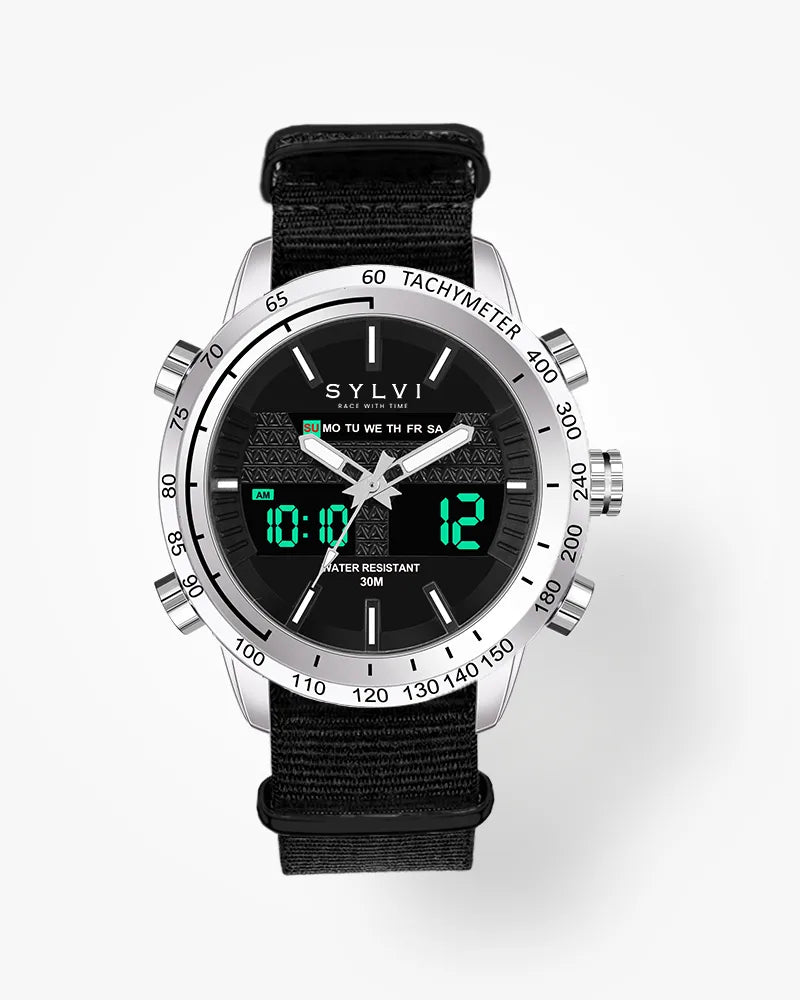 Hawk Silver Black Nylon