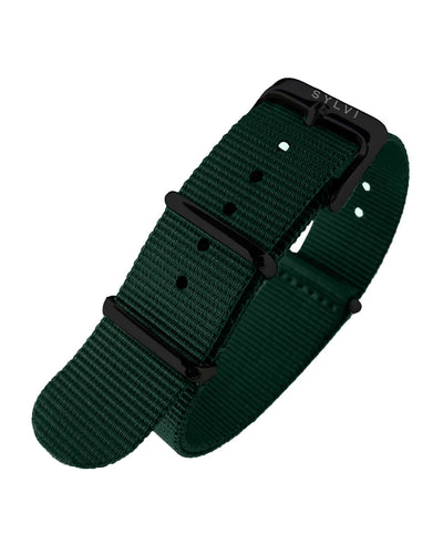 24mm Army Green Nylon Strap