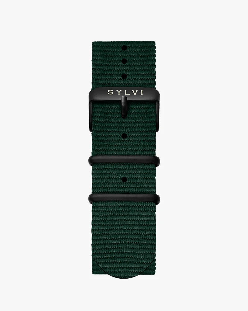 24mm Army Green Nylon Strap
