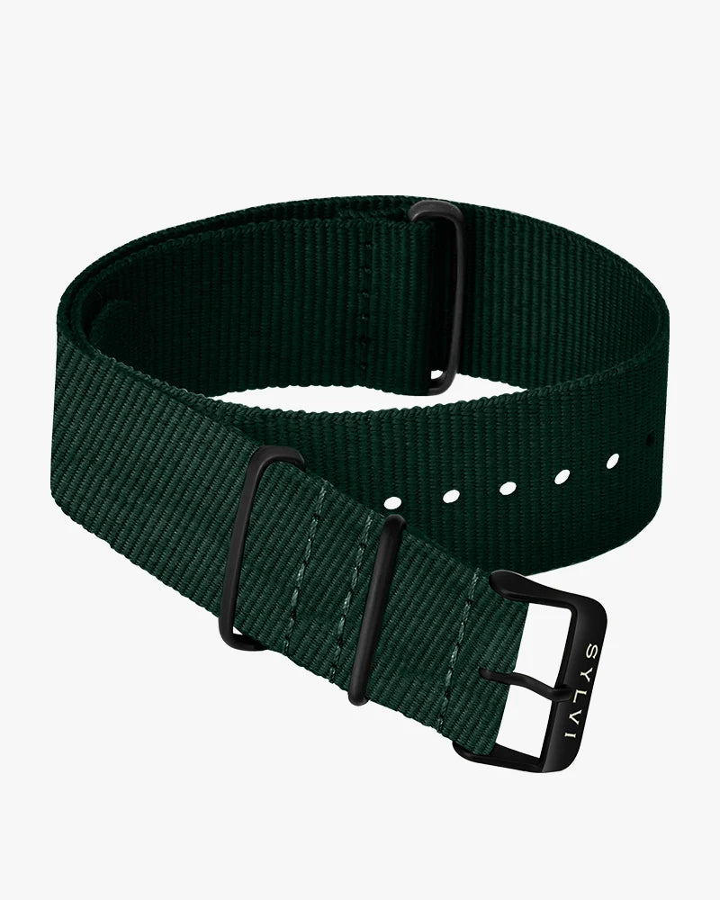 24mm Army Green Nylon Strap