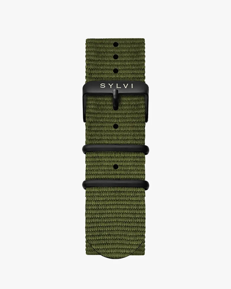 24mm Green Nylon Strap