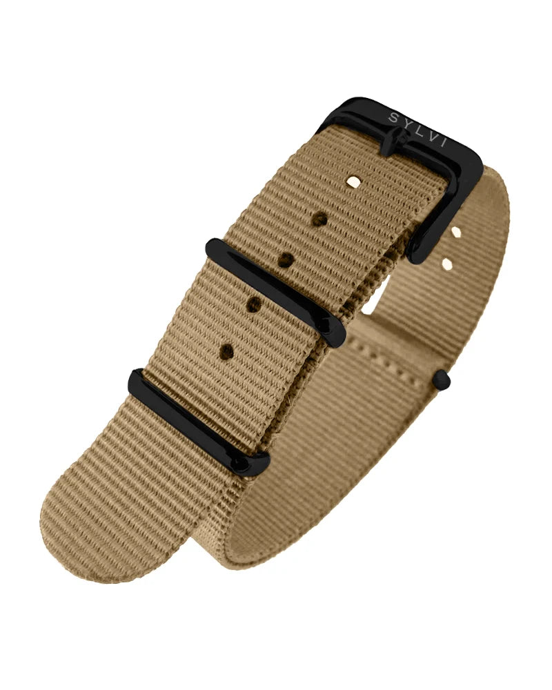 24mm Khaki Nylon Strap