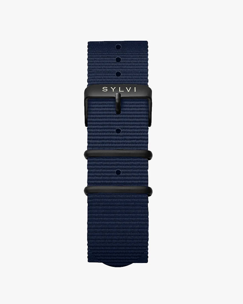 24mm Navy Blue Nylon Strap