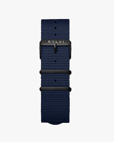 24mm Navy Blue Nylon Strap