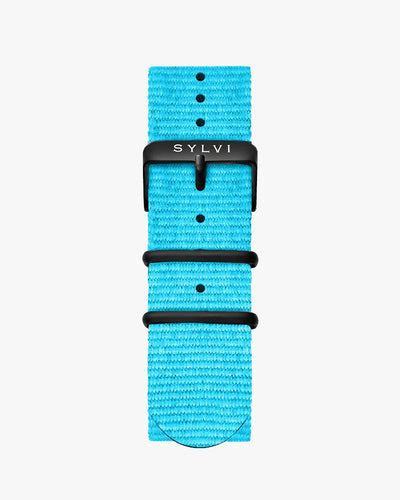 24mm Sky Blue Nylon Strap