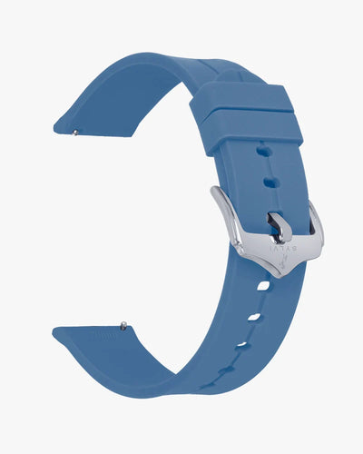 Sylvi 20mm Sky Blue Silicone Strap for Watch Buy Online