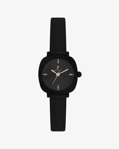 Sylvi Bella Black-Black-Black Analog Watch For Women
