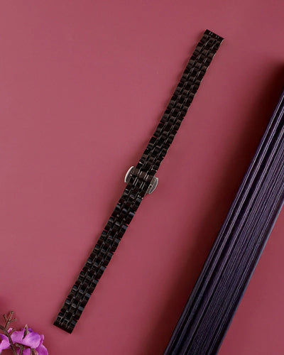 10mm Black Steel Strap