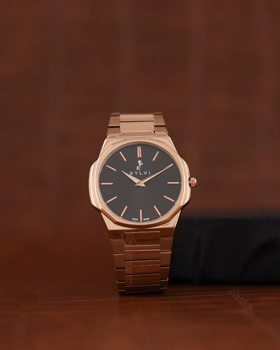 Blade Black Rosegold Steel