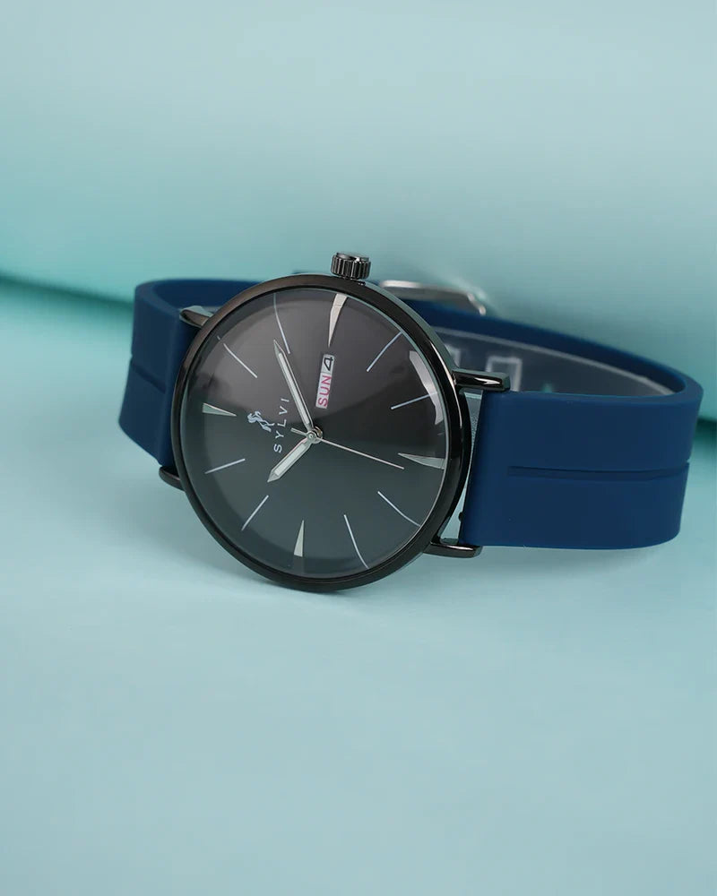 Elegadoom Black Blue Silicone