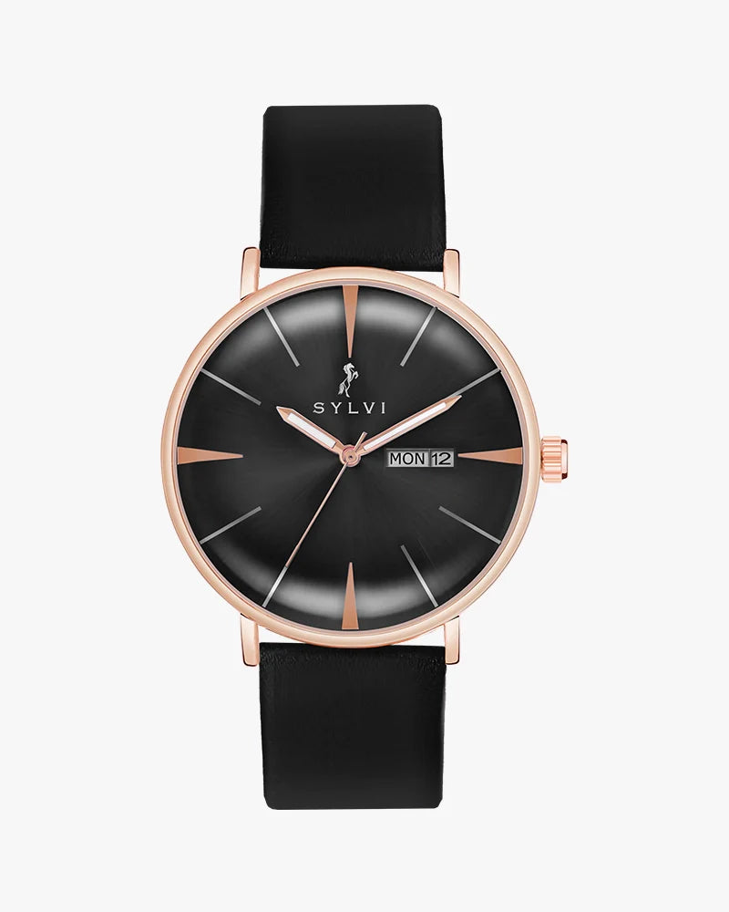 Certified Imperfect Elegadoom Black Rosegold Leather