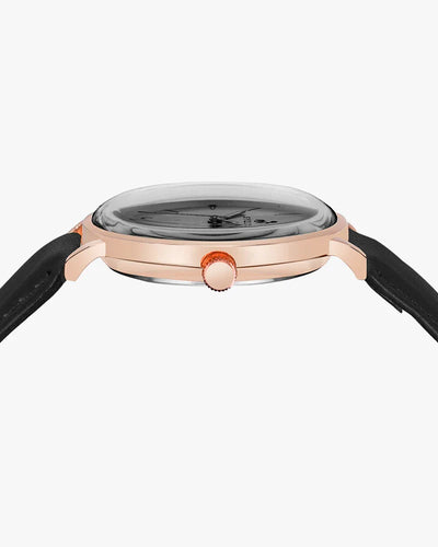 Elegadoom Black Rosegold Black Leather