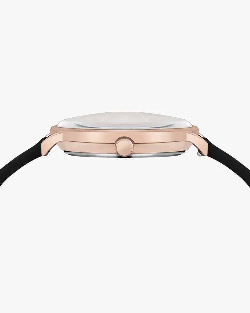 Elegadoom White Rosegold Black Silicone