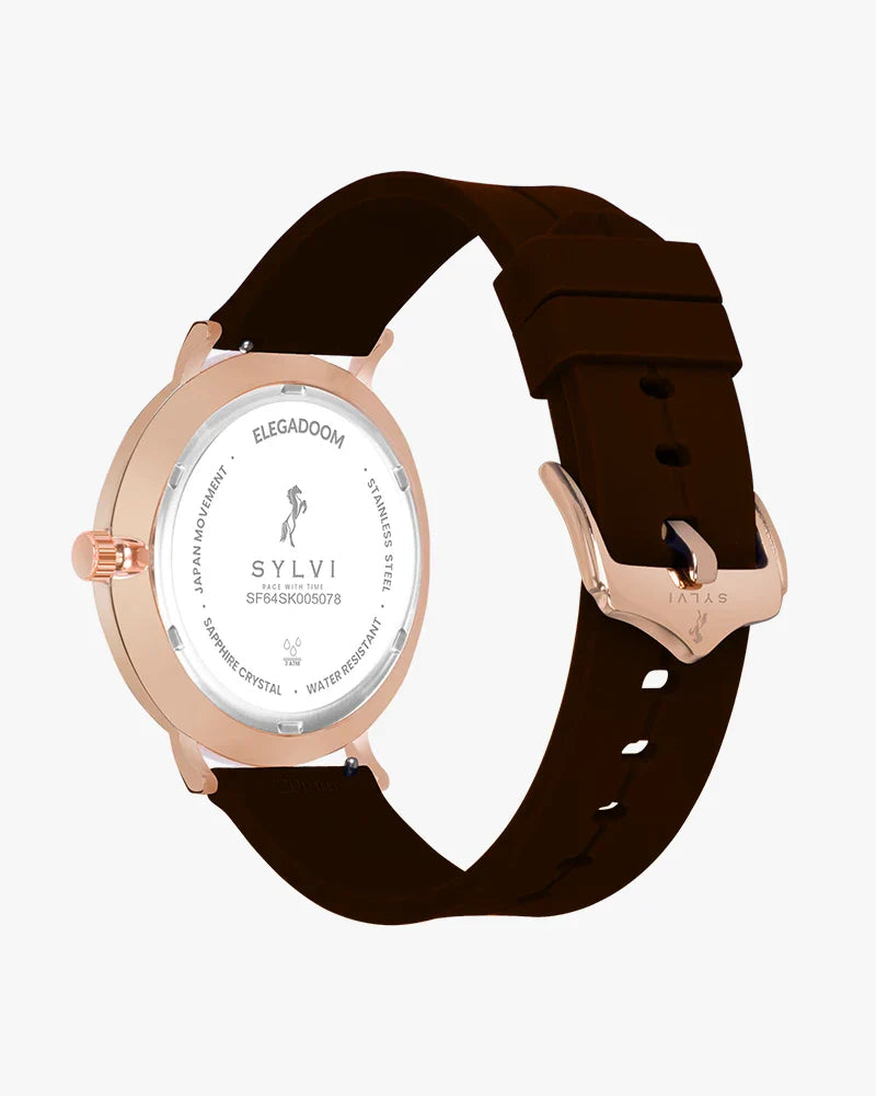 Elegadoom White Rosegold Coffee Silicone