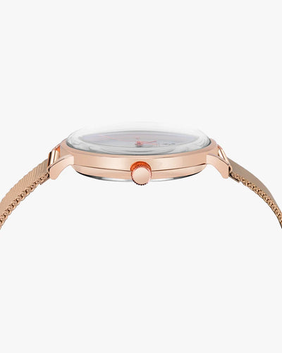 Elegadoom White Rosegold Mesh