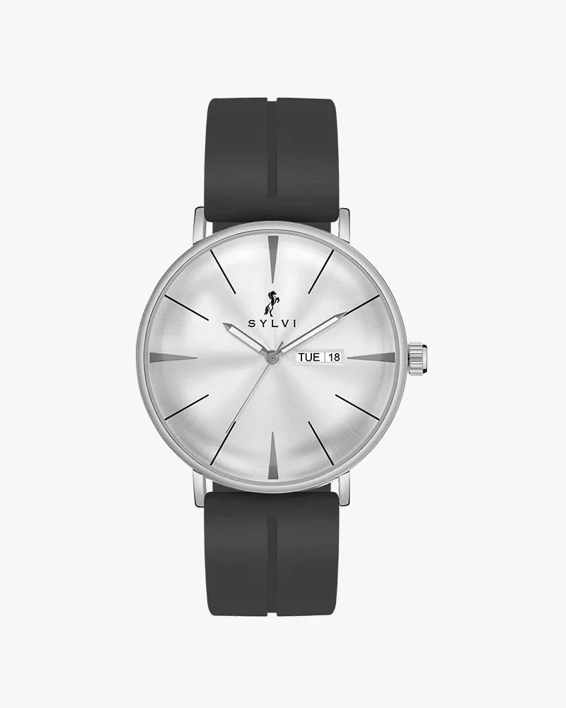 Elegadoom White Silver Silicone