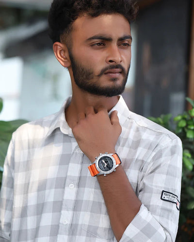 Certified Imperfect Hawk Silver Orange Nylon