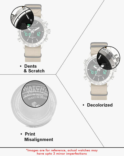 Certified Imperfect Hawk Silver Khaki Nylon