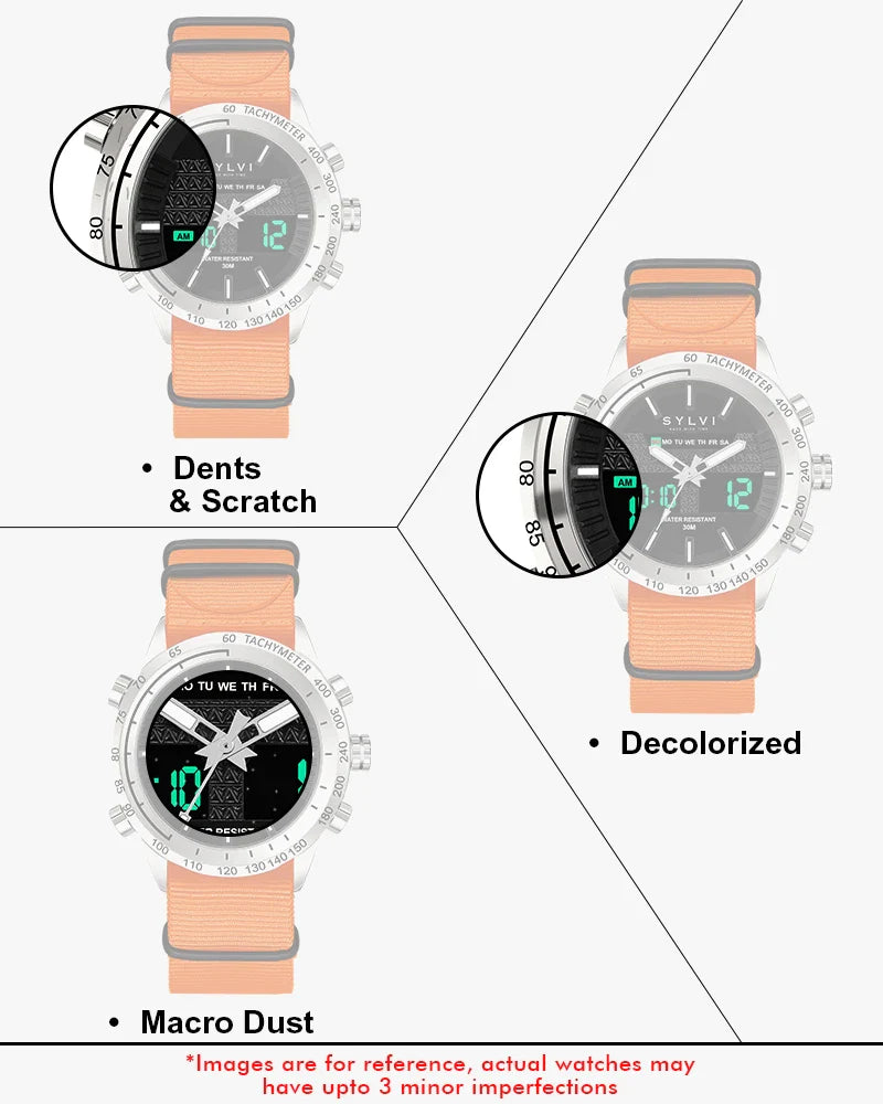Certified Imperfect Hawk Silver Orange Nylon